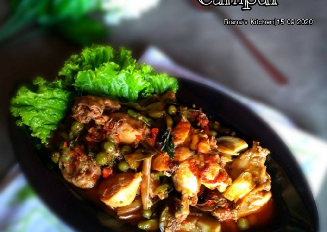 #Ayam Rica Rica Campur