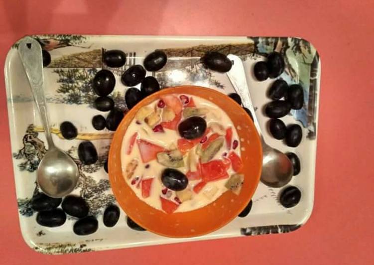 Simple Way to Prepare Super Quick Homemade Fruit cream