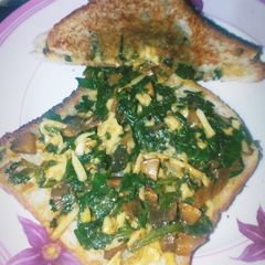 A picture of Spinach sandwiches.