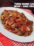 Tumis Daging Sapi Kecap + Saus Tiram