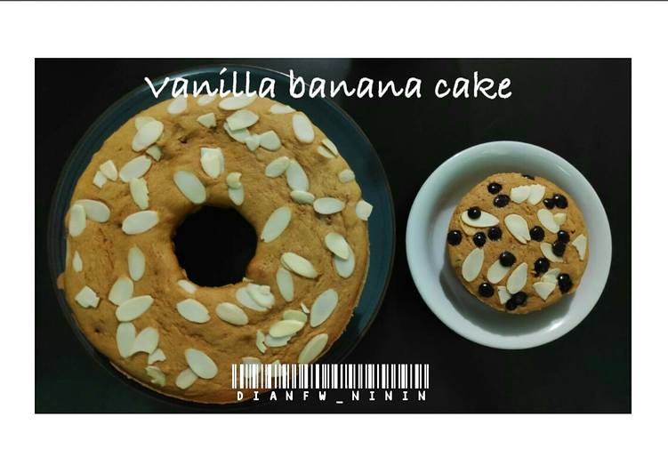 Bolu pisang vanilla