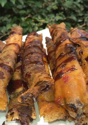 Foto resep Piscok (pisang coklat caramel)