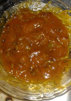 A picture of AMBUA (raw mango curry).