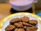 Oat Choco Almond Cookies Teflon (takaran sendok, tanpa oven, tanpa mixer)
