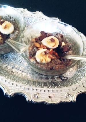 चिया बनाना पुडिंग(Chia banana pudding recipe in Hindi) रेसिपी मुख्य फोटो