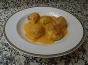 Una foto de salsa de albaricoque
