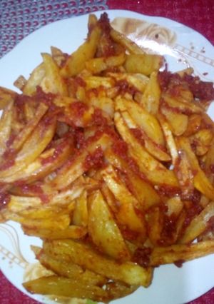 صورة لوصفة بطاطا مشرملة