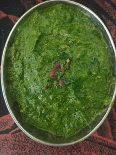 கொடிப்பசலை குறுமிளகு மசியல் (Kodipasalai kurumilagu masiyal recipe in tamil) செய்முறை முக்கிய புகைப்படம்