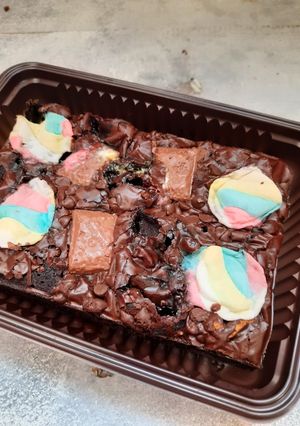 Foto resep Brownie Rocky Road
