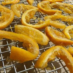 Candied orange slices A picture of Candied orange slices.