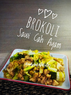 Foto resep Brokoli Sawi Cah Ayam