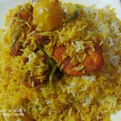 A picture of Biryani.
