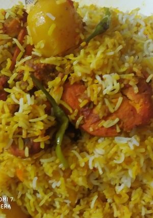 A picture of Biryani.