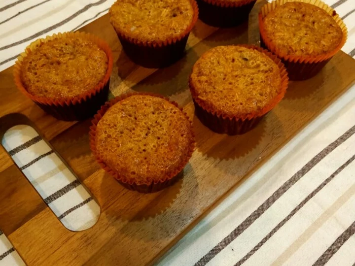 Cara Mudah Menyiapkan Resep  486. Banana Oat Muffin yang Lezat Sekali, Bikin Ketagihan