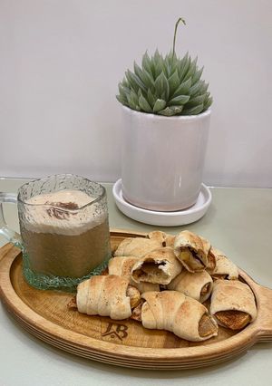 عکسی از دستور شیرینی نواری سیب
