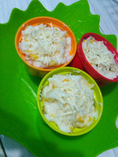 Foto resep Bujang manis (bubur jagung manis) buat bayik yg susah mkn (1y+)