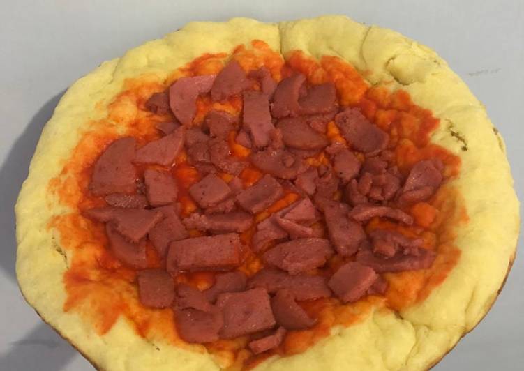 Bagaimana Membuat Pizza teflon empuk anti gagal, Sempurna