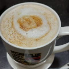 A picture of Latte Flat White Coffee (without machine / on gas).