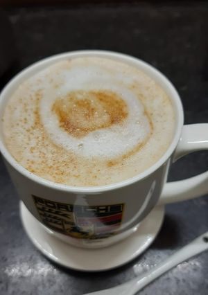 A picture of Latte Flat White Coffee (without machine / on gas).