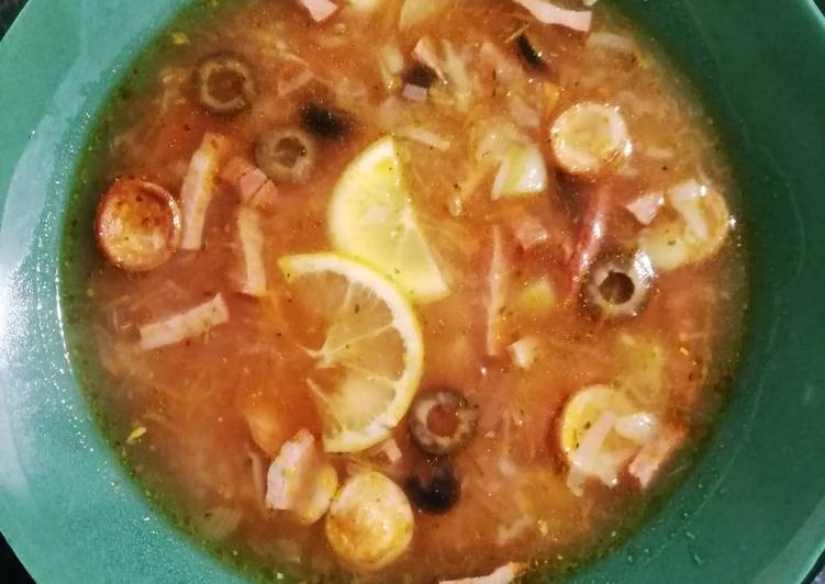 Easiest Way to Prepare Perfect Мой совершенный суп солянка