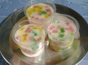 Foto resep Puding Mozaik Cup