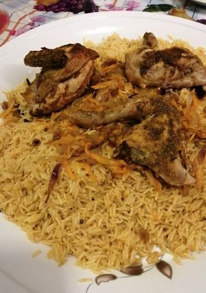 صورة لوصفة رز بالزبيب والجزر