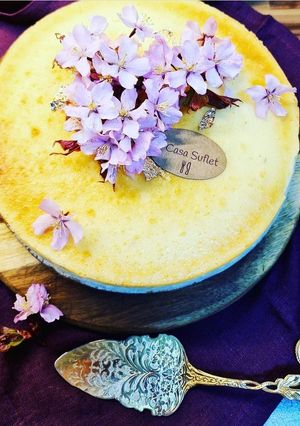 O poză a rețetei Cheesecake cu sos de cireșe ❤🍽🌸🍒🍒🍒.