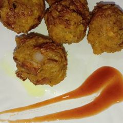 Rice pakoda A picture of Rice pakoda.