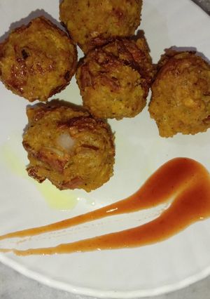 A picture of Rice pakoda.