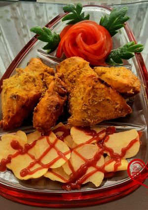 عکسی از دستور مرغ تندوری هندی