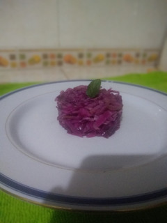 Una foto de Col agridulce a la diaz