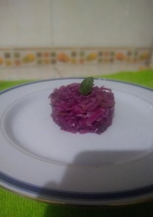Una foto de Col agridulce a la diaz