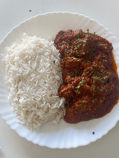 Una foto de Ternera vindaloo