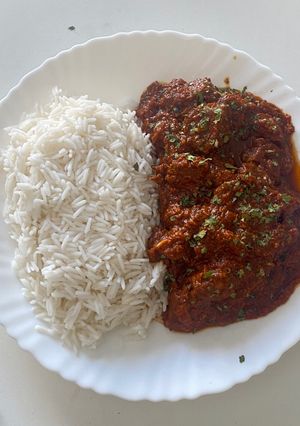 Una foto de Ternera vindaloo