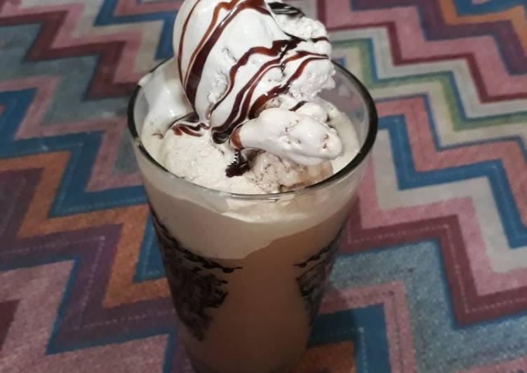 Milkshake es cream milo homemade