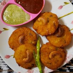 A picture of Corn tikki.