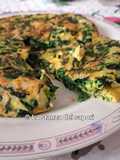 Frittata con riso, spinaci e parmigiano 🧀🌿