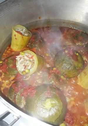 Una foto de Zapallitos rellenos