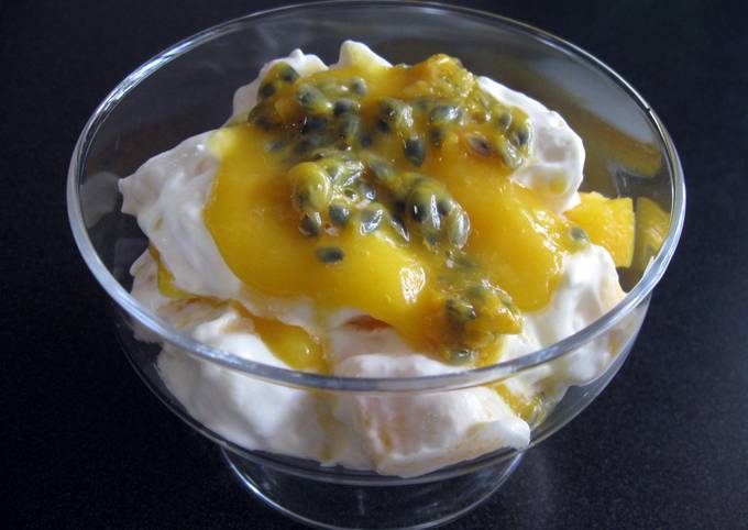 Mango Passionfruit Mess Recipe By Hiroko Liston Cookpad