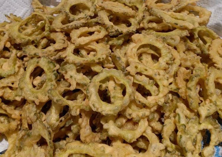 Langkah mengolah Kripik pare Anti Gagal