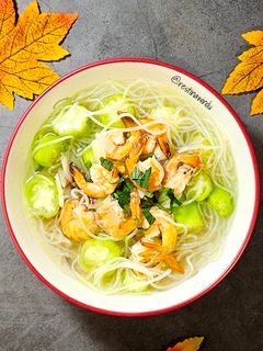 Foto resep Sup Oyong Udang