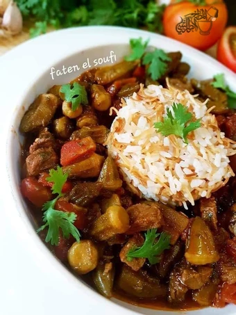 How To Prepare Okra_with_meat_and_sauce which Delicious