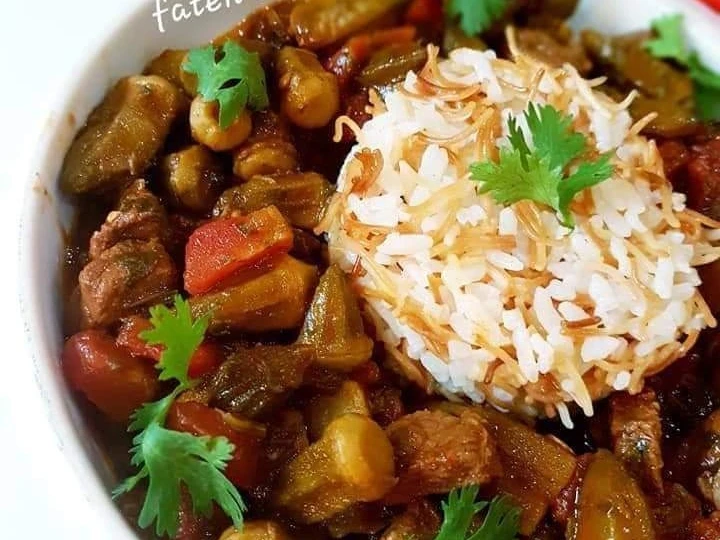 How To Prepare Okra_with_meat_and_sauce which Delicious