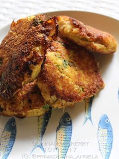 A picture of Coconut and Chicken Patties.