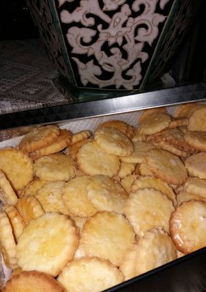 Omlós, kókuszos keksz recept fotója