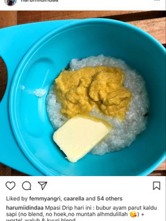 Foto resep Mpasi 7 bulan bubur ayam sayur