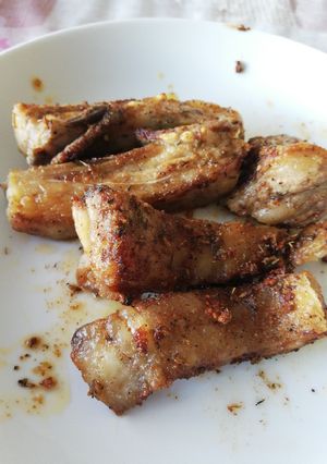 Una foto de Churrasco de cordero cajún en Airfryer