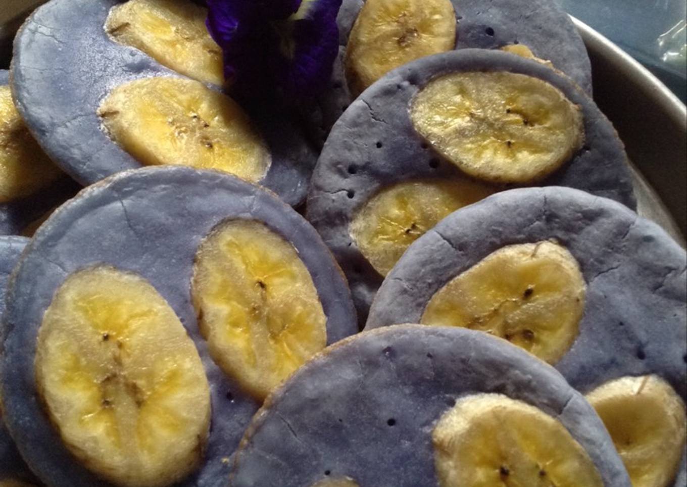 Surabi biru bunga telang gluten free