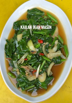 Gambar Kailan Ikan Masin