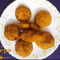 A picture of Kakara Pitha.
